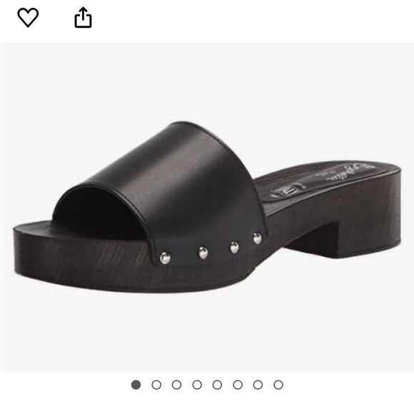 Seychelles Wood Platform Slide Heeled Sandal - Picture 1 of 12